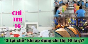 “3 tại chỗ” khi áp dụng chỉ thị 16 là gì?