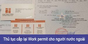 (Tiếng Việt) Thủ tục cấp lại Work permit cho Người nước ngoài