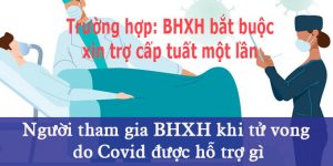 (Tiếng Việt) Người tham gia BHXH khi tử vong do Covid19 được hỗ trợ gì?(áp dụng với trường hợp BHXH bắt buộc xin trợ cấp tuất một lần)