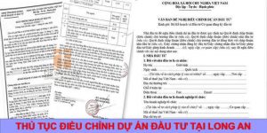 (Tiếng Việt) Thủ tục điều chỉnh dự án đầu tư tại Long An