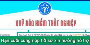 (Tiếng Việt) Hạn cuối cùng nộp hồ sơ xin hưởng hỗ trợ từ quỹ bảo hiểm thất nghiệp