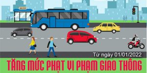 Tăng mức phạt vi phạm giao thông từ ngày 01/01/2022
