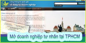 (Tiếng Việt) Mở Doanh nghiệp tư nhân tại Thành phố Hồ Chí Minh