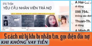 5 cách xử lý khi bị nhắn tin, gọi điện đòi nợ khi không vay tiền