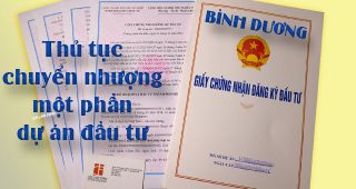 (Tiếng Việt) Thủ tục chuyển nhượng một phần dự án đầu tư tại Bình Dương