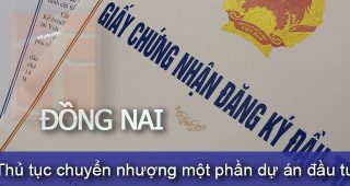 (Tiếng Việt) Thủ tục chuyển nhượng một phần dự án đầu tư tại Đồng Nai