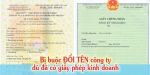 Bị buộc ĐỔI TÊN công ty dù đã có Giấy phép kinh doanh !?