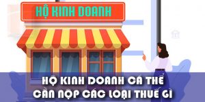 (Tiếng Việt) Hộ kinh doanh cá thể cần phải nộp các loại thuế gì?