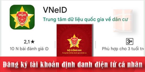 (Tiếng Việt) Hướng dẫn đăng ký TÀI KHOẢN ĐỊNH DANH điện tử cá nhân