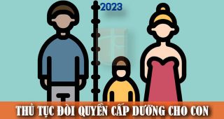 (Tiếng Việt) Thủ tục đòi tiền cấp dưỡng cho con năm 2023