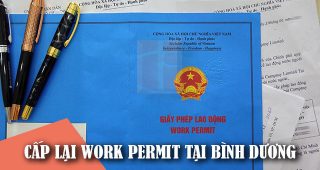 Cấp lại work permit tại Bình Dương