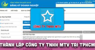 (Tiếng Việt) Thành lập công ty TNHH MTV tại Thành Phố Hồ Chí Minh
