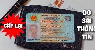 Thủ tục cấp lại thẻ căn cước công dân khi bị sai thông tin