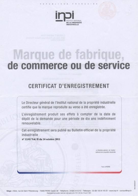 trademark-certificate-france