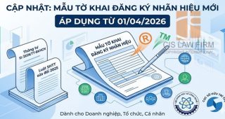 (Tiếng Việt) Mẫu tờ khai đăng ký nhãn hiệu mới nhất 2026