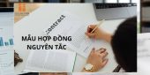 Mẫu hợp đồng nguyên tắc