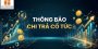 (Tiếng Việt) Mẫu thông báo chi trả cổ tức