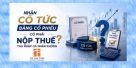 Nhận cổ tức bằng cổ phiếu có phải nộp thuế thu nhập cá nhân không?